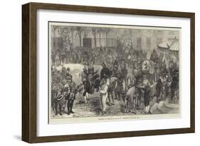 Shrovetide in Paris as it Used to Be, Procession of the Boeuf Gras-Felix Regamey-Framed Giclee Print