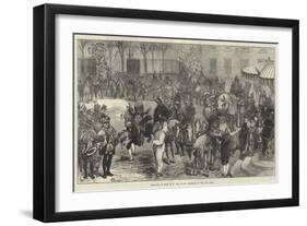 Shrovetide in Paris as it Used to Be, Procession of the Boeuf Gras-Felix Regamey-Framed Giclee Print