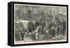 Shrovetide in Paris as it Used to Be, Procession of the Boeuf Gras-Felix Regamey-Framed Stretched Canvas