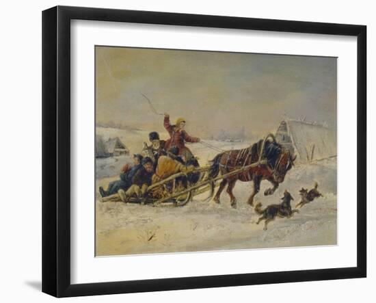 Shrovetide-Nikolai Yegorovich Sverchkov-Framed Giclee Print