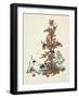 Shrunken Alice and the Puppy by a Giant Thistle.-Gwynedd Hudson-Framed Giclee Print