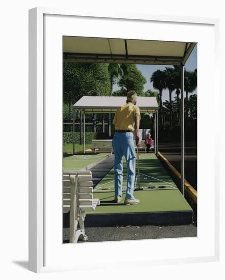 Shuffle Board, 2012-Max Ferguson-Framed Giclee Print