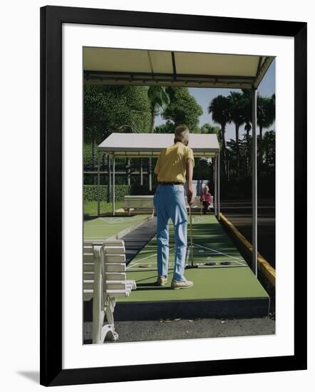 Shuffle Board, 2012-Max Ferguson-Framed Giclee Print