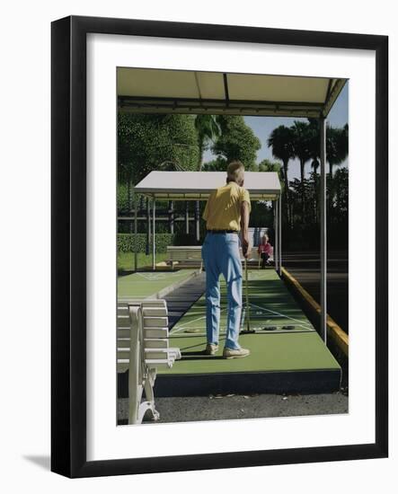 Shuffle Board, 2012-Max Ferguson-Framed Giclee Print