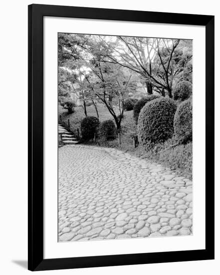 Shukkei-En Garden Detail, Japan-Walter Bibikow-Framed Photographic Print