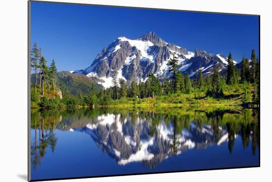 Shuksan Reflections I-Douglas Taylor-Mounted Photographic Print