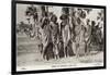 Shulluck Tribesmen of the Upper Nile Near Khartoum, Sudan-null-Framed Photographic Print