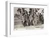 Shulluck Tribesmen of the Upper Nile Near Khartoum, Sudan-null-Framed Photographic Print