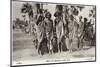 Shulluck Tribesmen of the Upper Nile Near Khartoum, Sudan-null-Mounted Photographic Print