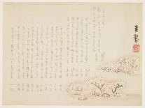 Circular Branch of a Flowering Plum, C.1854-59-Shunsui-Mounted Giclee Print