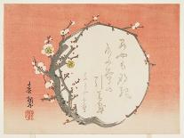 Circular Branch of a Flowering Plum, C.1854-59-Shunsui-Framed Giclee Print