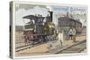 Shunting Locomotive, 1875-null-Stretched Canvas