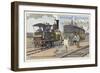 Shunting Locomotive, 1875-null-Framed Giclee Print