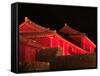 Shuri Castle by Night-null-Framed Stretched Canvas