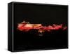 Shuri Castle by Night-null-Framed Stretched Canvas