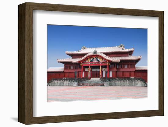 Shuri Castle, Naha , Okinawa, Japan-videowokart-Framed Photographic Print