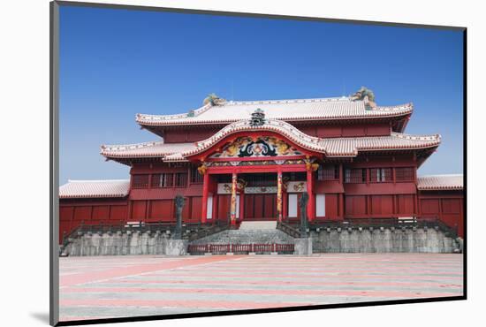 Shuri Castle, Naha , Okinawa, Japan-videowokart-Mounted Photographic Print