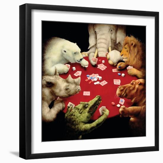 Shut up & Deal-Will Bullas-Framed Giclee Print