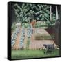 Shutesbury Garden, 1993-Caroline Jennings-Framed Stretched Canvas