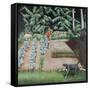 Shutesbury Garden, 1993-Caroline Jennings-Framed Stretched Canvas