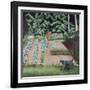 Shutesbury Garden, 1993-Caroline Jennings-Framed Giclee Print