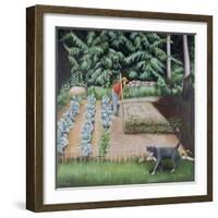 Shutesbury Garden, 1993-Caroline Jennings-Framed Giclee Print