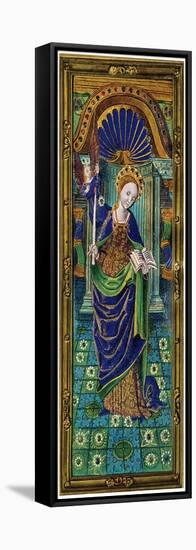 Shutter of a Triptych, Champlevé Enamel on Copper, 16th Century-null-Framed Stretched Canvas