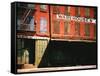 Shuttered Warehouse on the Lower East Side Lit by Late Day Sunlight-Walker Evans-Framed Stretched Canvas