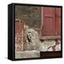 Shuttered Window and Peeling Paint, Spitalfields, London-Richard Bryant-Framed Stretched Canvas