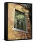 Shuttered Window in Italy, c.1996-Helen J. Vaughn-Framed Stretched Canvas