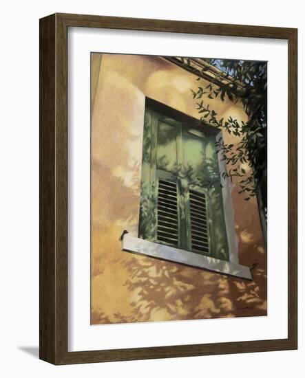 Shuttered Window in Italy, c.1996-Helen J. Vaughn-Framed Giclee Print