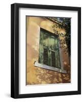 Shuttered Window in Italy, c.1996-Helen J. Vaughn-Framed Premium Giclee Print