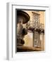 Shuttered Windows and Fountain, Bergamo, Lombardy, Italy, Europe-Frank Fell-Framed Photographic Print