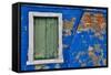 Shuttered Windows Burano, Italy-Darrell Gulin-Framed Stretched Canvas