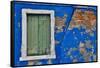 Shuttered Windows Burano, Italy-Darrell Gulin-Framed Stretched Canvas