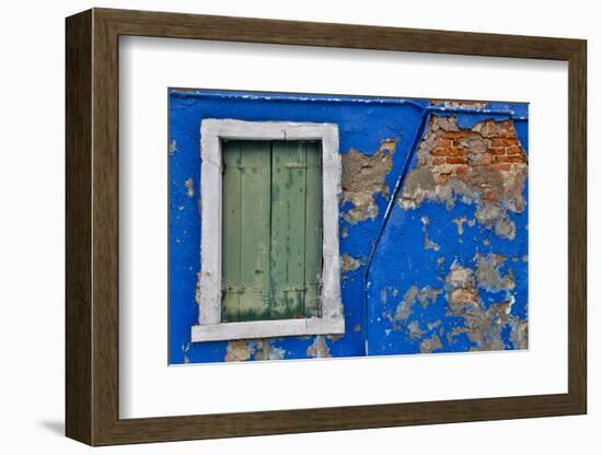 Shuttered Windows Burano, Italy-Darrell Gulin-Framed Photographic Print