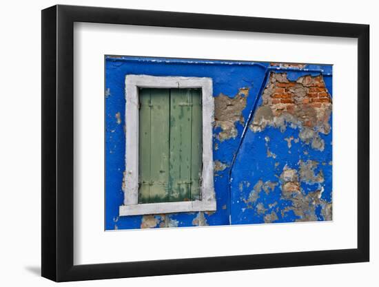 Shuttered Windows Burano, Italy-Darrell Gulin-Framed Photographic Print