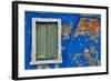 Shuttered Windows Burano, Italy-Darrell Gulin-Framed Photographic Print