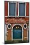 Shuttered Windows in Green, Venice, Italy-Darrell Gulin-Mounted Photographic Print