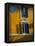 Shuttered Windows on Yellow Building-Bill Ross-Framed Stretched Canvas