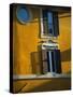 Shuttered Windows on Yellow Building-Bill Ross-Stretched Canvas