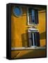 Shuttered Windows on Yellow Building-Bill Ross-Framed Stretched Canvas