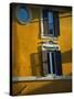 Shuttered Windows on Yellow Building-Bill Ross-Stretched Canvas