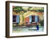 Shuttered Windows, Provence, France, 1999-Trevor Neal-Framed Premium Giclee Print