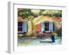 Shuttered Windows, Provence, France, 1999-Trevor Neal-Framed Premium Giclee Print