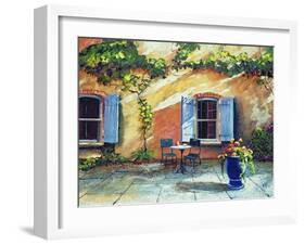 Shuttered Windows, Provence, France, 1999-Trevor Neal-Framed Giclee Print