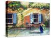 Shuttered Windows, Provence, France, 1999-Trevor Neal-Stretched Canvas