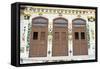 Shutters on Jonker Street, Melaka (Malacca), Malaysia, Southeast Asia, Asia-Richard Cummins-Framed Stretched Canvas