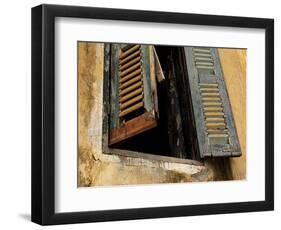 Shutters on Old Building, Kratie, Cambodia-Jay Sturdevant-Framed Photographic Print