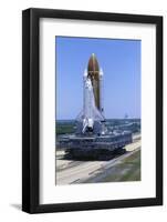 Shuttle Being Transported-Bettmann-Framed Photographic Print